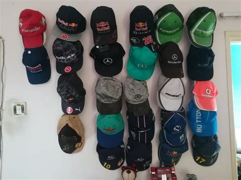 My F1 Caps Collection Wall Formula1