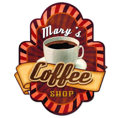 Personalized Coffee Shop 3d Sign Your Name Signs Custom