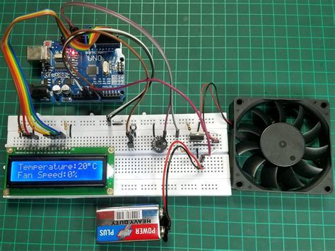 Temperature Based Fan Speed Control Arduino Project Hub