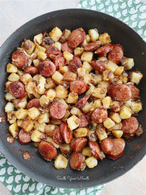 South Your Mouth Southern Fried Potatoes And Sausage