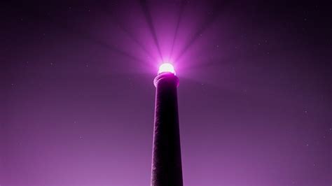 Papel De Parede Luzes Noite Céu Fotografia Roxa Tolet Torre