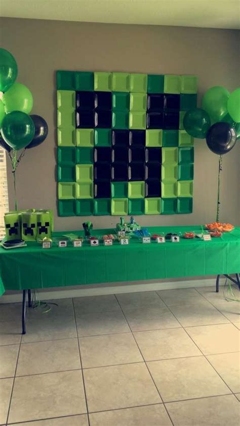 27 Fun And Colorful Minecraft Party Ideas Shelterness