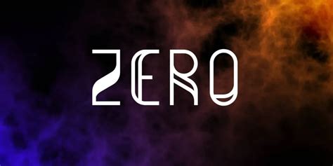 Zero Font Free Download