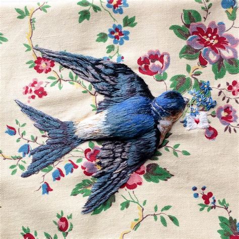 Beautiful Embroidery Stumpwork Pinterest Bird Embroidery