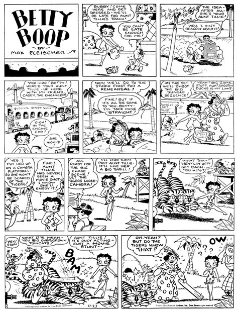 Ask The Archivist Betty Boop Strips
