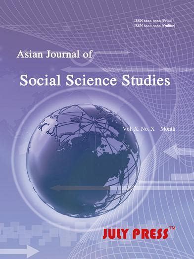 All other journals dealing with asia tend to be area studies journals and focus on a particular discipline or part of asia. ajsss-cover - JULY PRESS