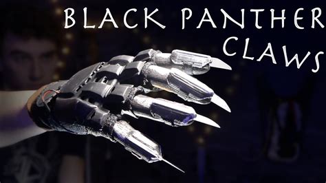 How To Make Real Life Black Panther Claws Youtube