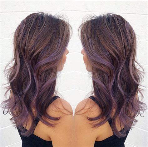 Lavender Brown Hair 1000 Ideas About Lavender Highlights On