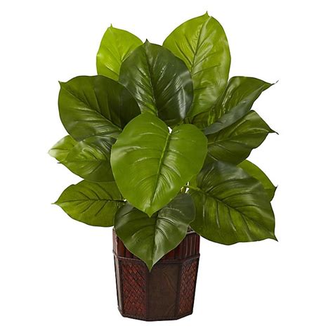 Nearly Natural 28 Inch Artificial Large Leaf Philodendron Plant With