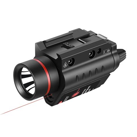 Buy Red Laser Flashlight Combo 260 Lumen Cree Led Weapon Light With