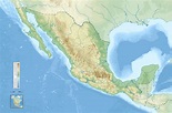 Geographical map of Mexico: topography and physical features of Mexico