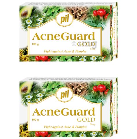 Pil Acneguard Gold Soap Fight Against Acne And Pimples Buy Combo Pack