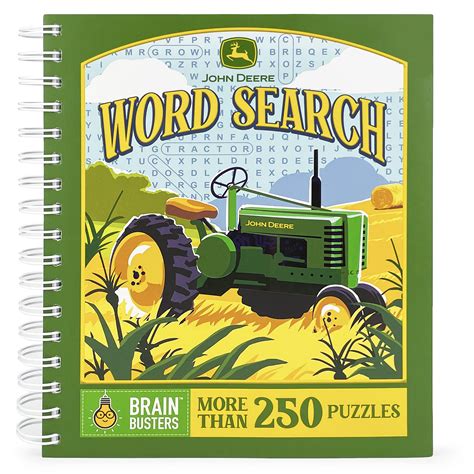 Buy John Deere Word Search Multi Level Spiral Bound Puzzle Book