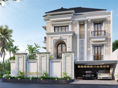 Harga paket desain gambar arsitek ini rp 80.000 per meter. Desain Rumah Classic 2.5 Lantai Ibu Soraya di Bekasi, Jawa ...