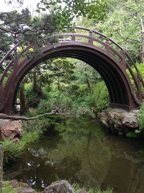 Japanese Garden Bridge San Francisco California Infinity Circle Bridge