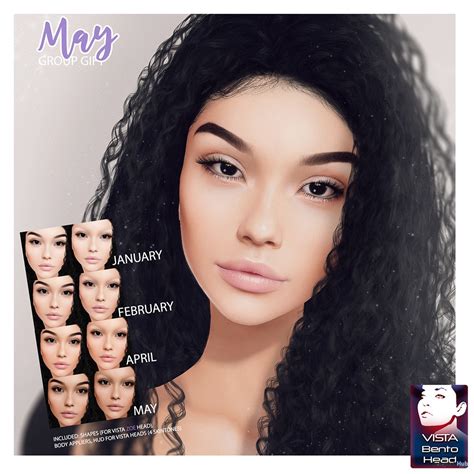 Marissa Skin For Vista Zoe Mesh Head Fatpack May 2018 Group T By