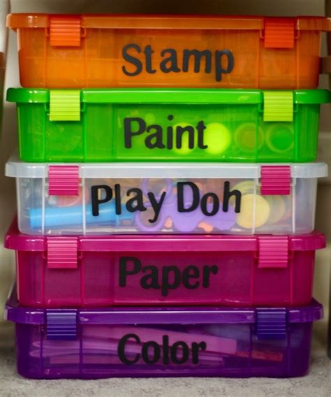 Tips And Tricks For Organizing And Storing Kids Crafts Along With