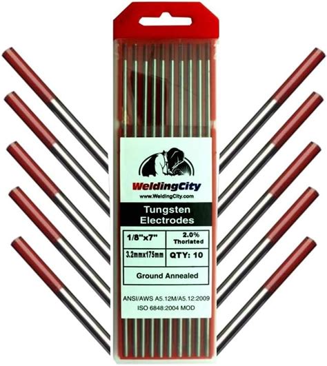 Weldingcity Pk Premium Tig Welding Tungsten Electrode Rod Red