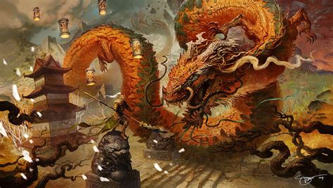 Chinese Dragon Background