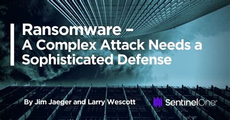 ransomware defense sophisticated solutions for complex attacks