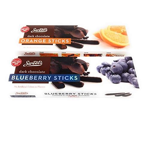 Sweets Dark Chocolate Orange And Blueberry Sticks 105 Ounce Box 2