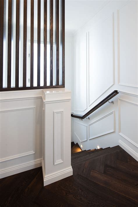 Our wainscoting solution is mdf which is very easy to manipulate as a raw material. This renovation breathes new life into this home using ...