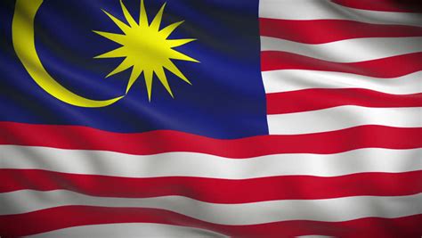 Animasi bendera indonesia berkibar terlengkap dan terupdate. Flying Flag Of MALAYSIA | LOOPED | Stock Footage Video ...