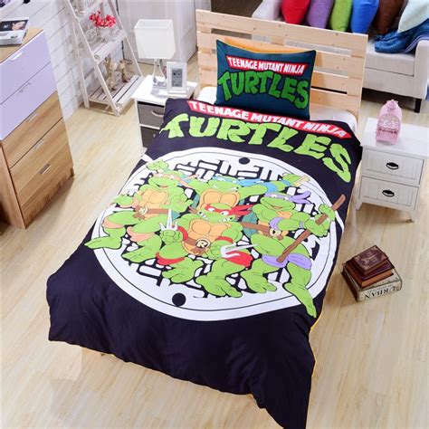 New Ninja Turtle Bedding Duvet Cover Tmnt Bedding Soft Funny Bedding
