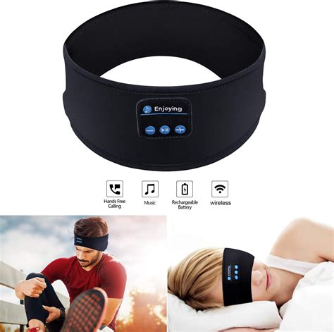Skyeol Bluetooth Headband Sleep Headphones Wireless Bluetooth Sleeping Headband With Mic Built