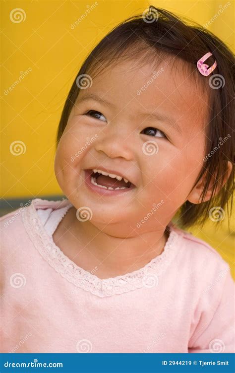 Little Asian Girl Close Up Stock Image Image Of Summertime Girl 2944219