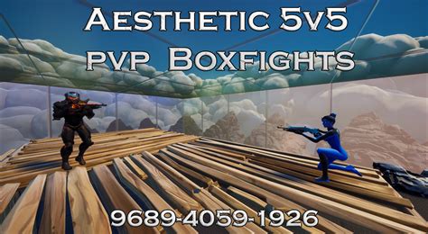 Aesthetic 5v5 Pvp Boxfight Ebbialishah Fortnite Creative Map Code