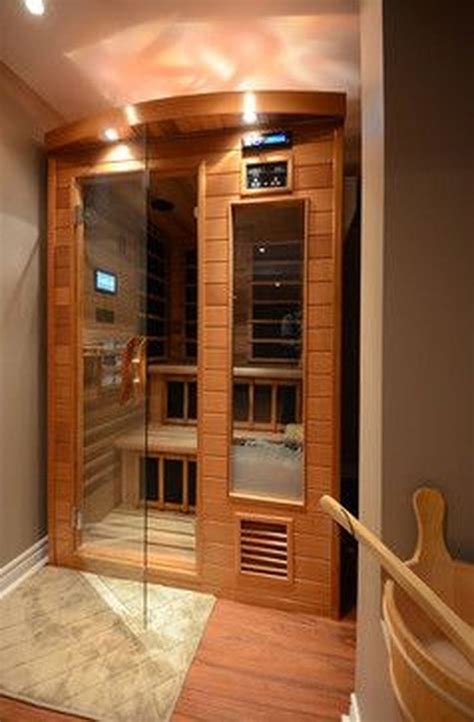 Awesome Home Sauna Design Ideas In With Images Sauna Design Basement Sauna Sauna Diy