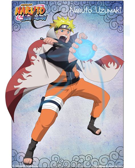 The Character Narutu Uzuma Is Jumping In The Air