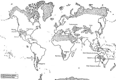 Mapa Mundi Esquematico Para Imprimir