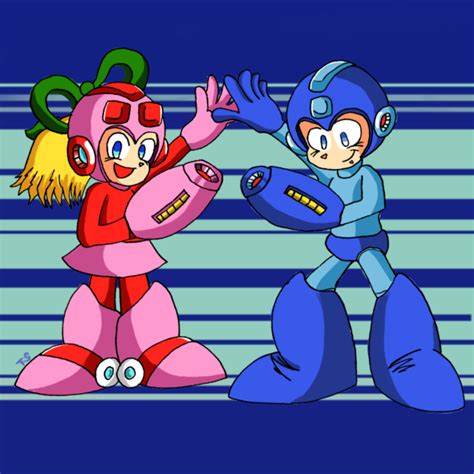Mega Man And Mega Woman By Virtua Man On Deviantart