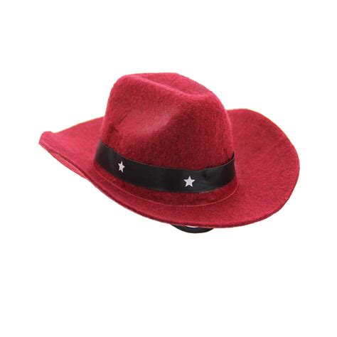 Cowboy Hat Pet Costume Red Baxterboo