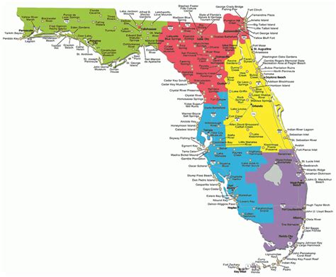 Florida Water Parks Map