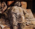 Andrea Mantegna, Lamentación sobre Cristo muerto. Óleo sobre tela. En ...