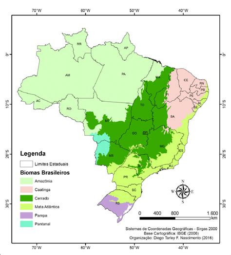 Mapa Biomas Brasileiros Para Colorir Educa Vrogue Co