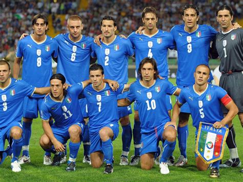 Italie Voetbal Team Italy Wereldkampioenschap Voetbal Andrea Pirlo De Beste Maanden