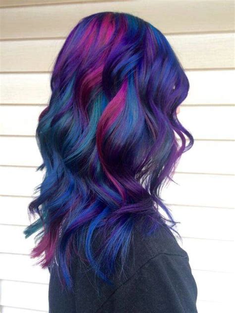 cool multicolored hair  women  fashiong