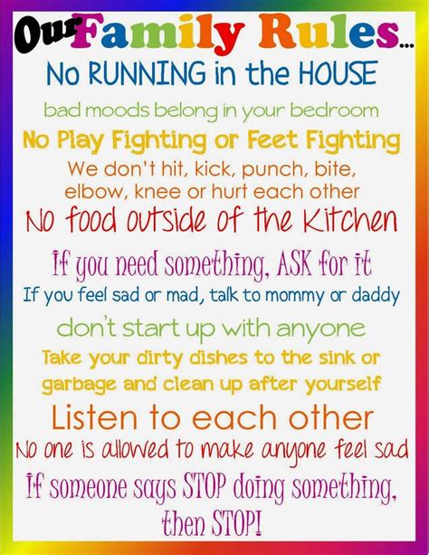 25 Best Ideas About House Rules Chart On Pinterest House Rules