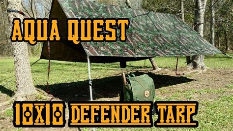 Aqua Quest 10x10 Defender Tarp Youtube