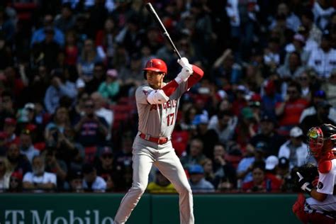 Angels Shohei Ohtani Strikes Out 11 Gets Two Hits Vs Red Sox In