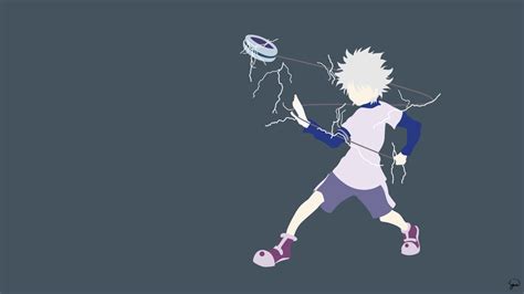 Killua Zoldyck Hunter X Hunter Minimalism Hunter Anime Hunter X