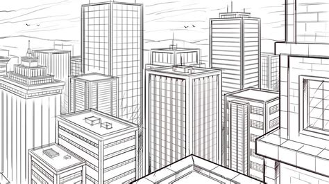 Here Is The Artwork From My Latest Video Tutorial How To Draw A City