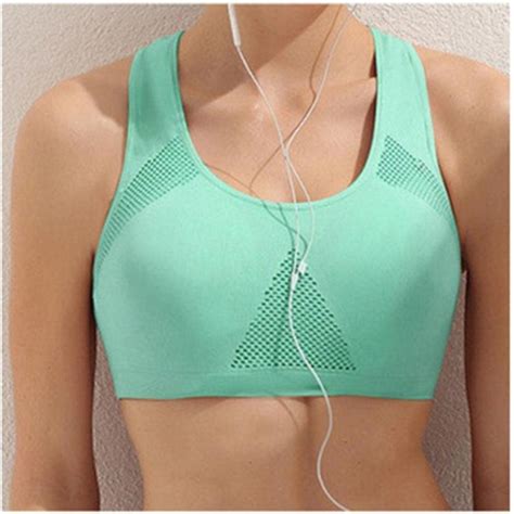 Fashion Sports Women Seamless Padded Bra Absorb Sweat Athletic Vest Tank Tops Buy At A Low