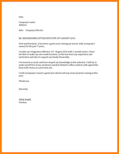 Free Printable Resignation Letter Template Collection Letter Template