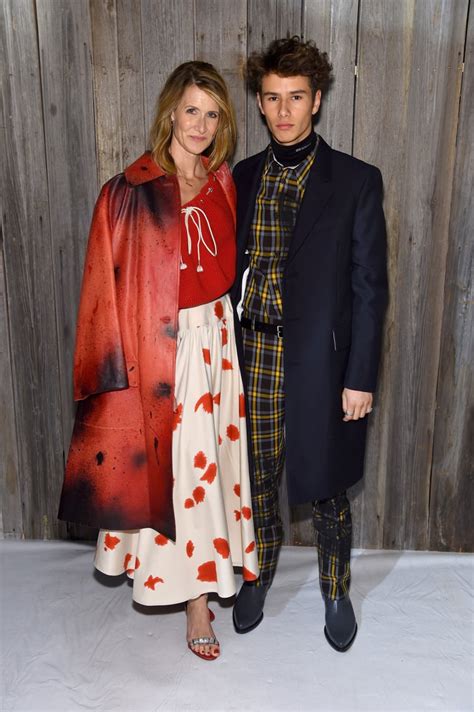 Laura Dern And Son Ellery Harper At Calvin Klein Show 2018 Popsugar