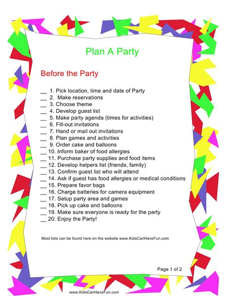 Plan A Party Ideas To Help Make The Party Planning Easier